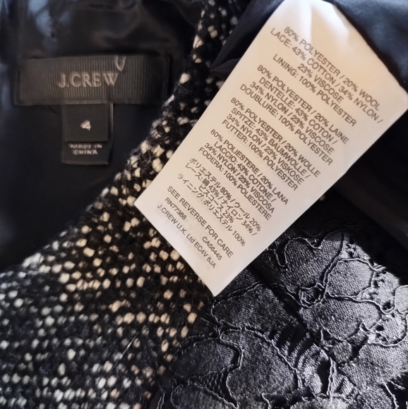 J.Crew Business causal wool/lace blend midi dress - Picture 7 of 7